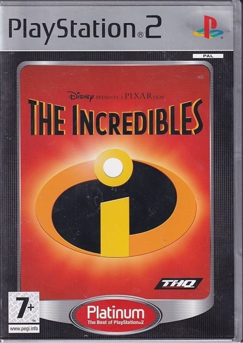 The Incredibles - Platinium - PS2 (B Grade) (Genbrug)